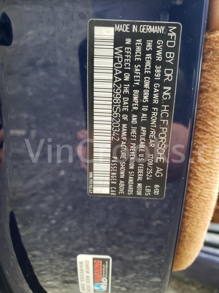 WP0AA29981S620342
