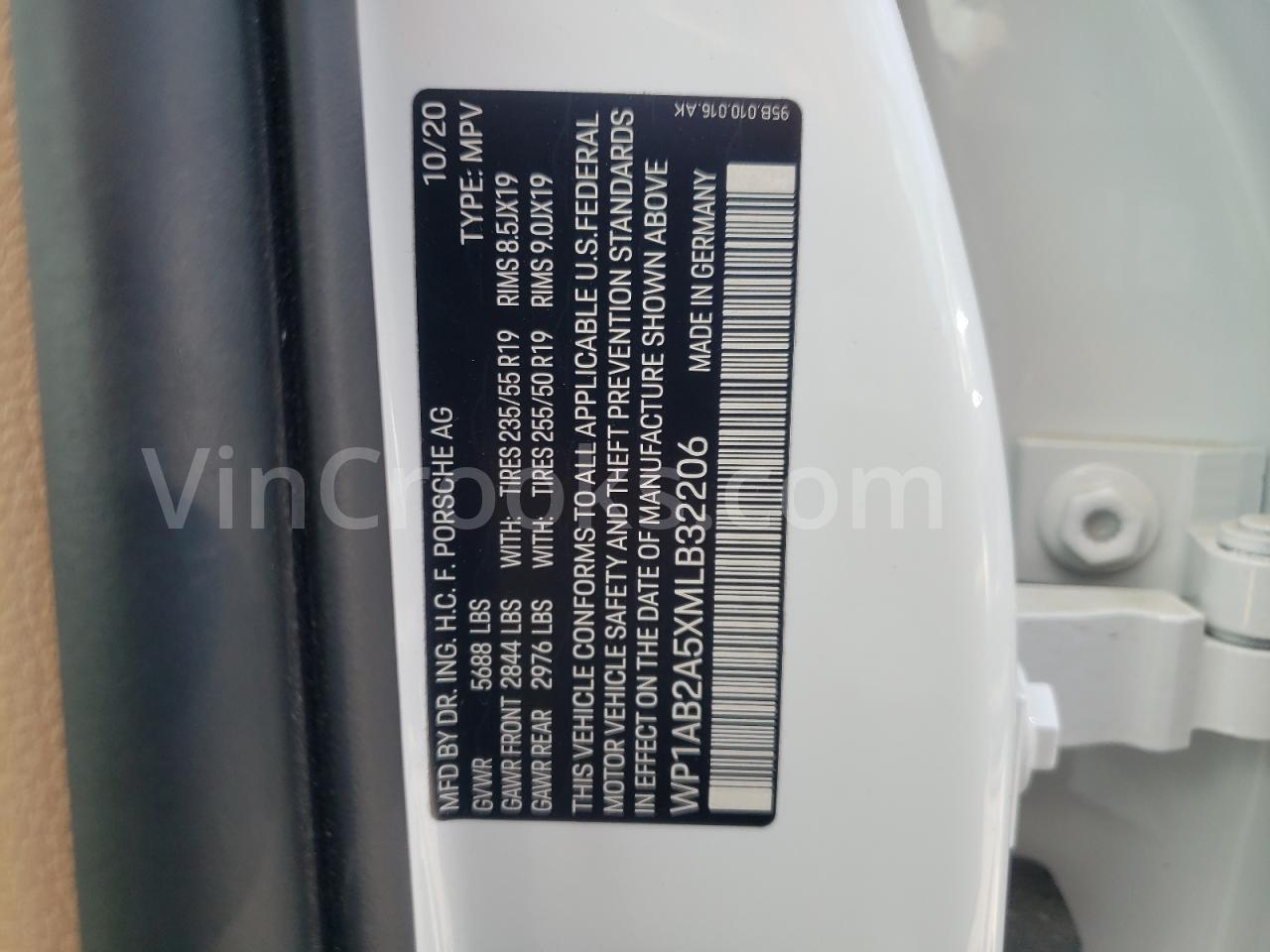 WP1AB2A5XMLB32206