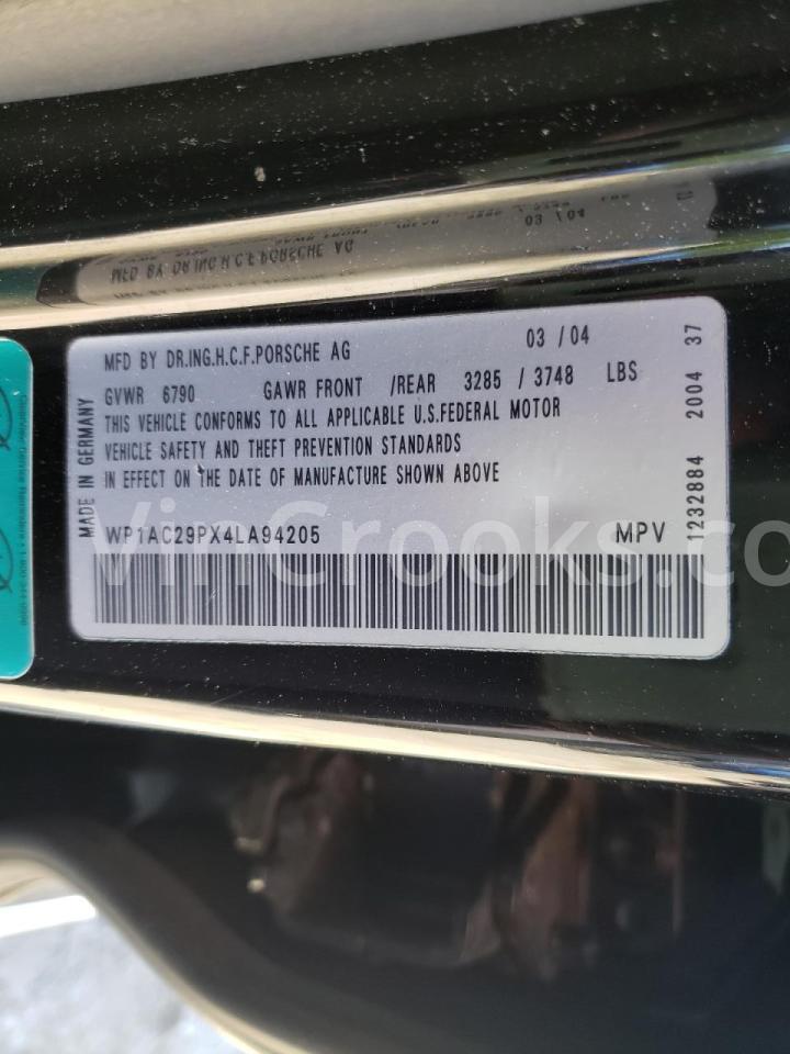 WP1AC29PX4LA94205