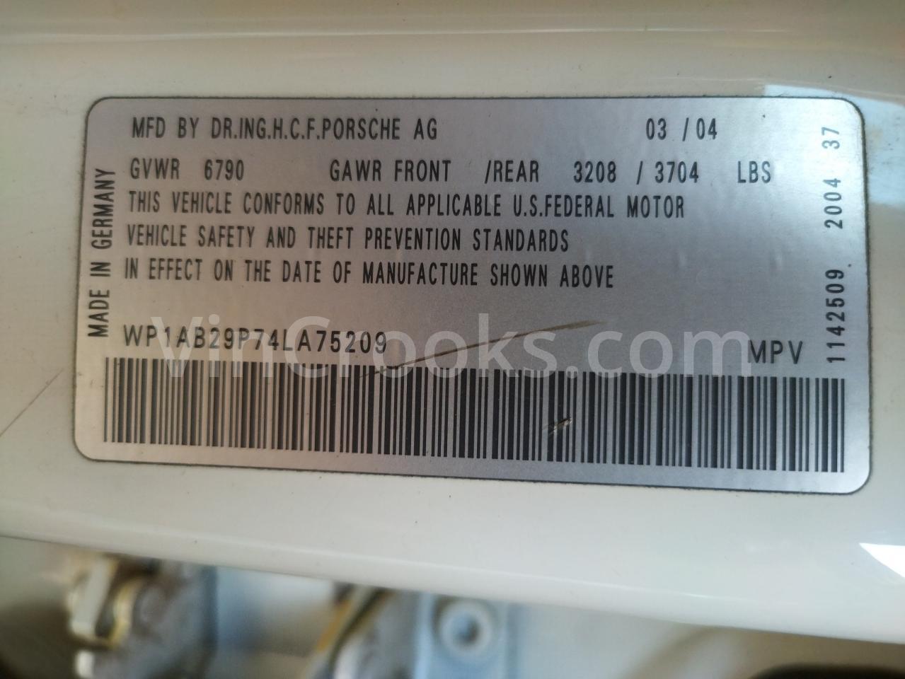 WP1AB29P74LA75209