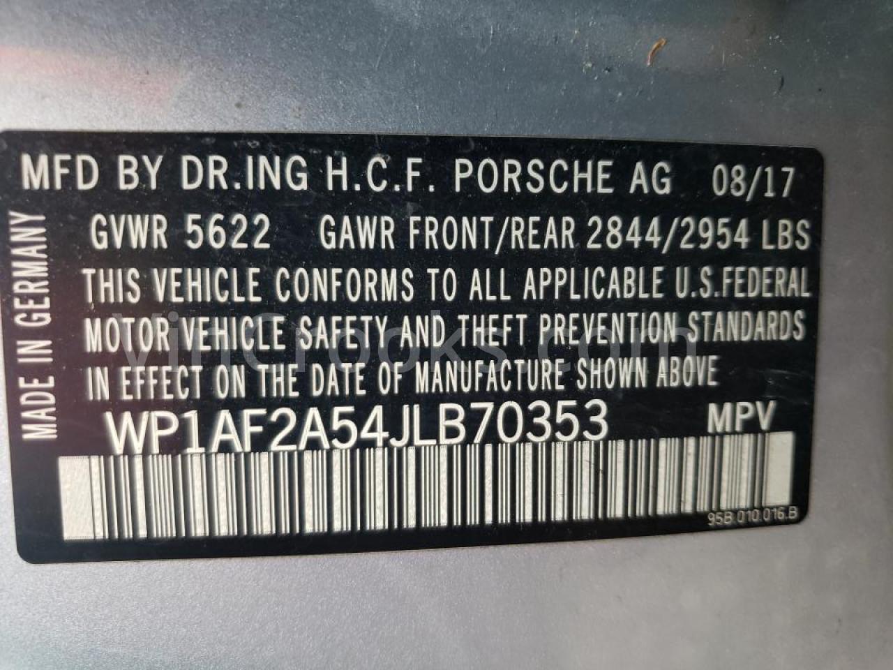 WP1AF2A54JLB70353