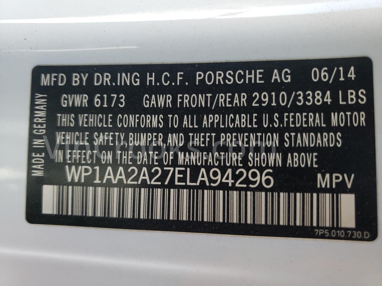 WP1AA2A27ELA94296