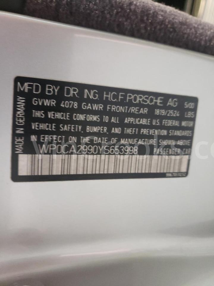 WP0CA2990YS653998