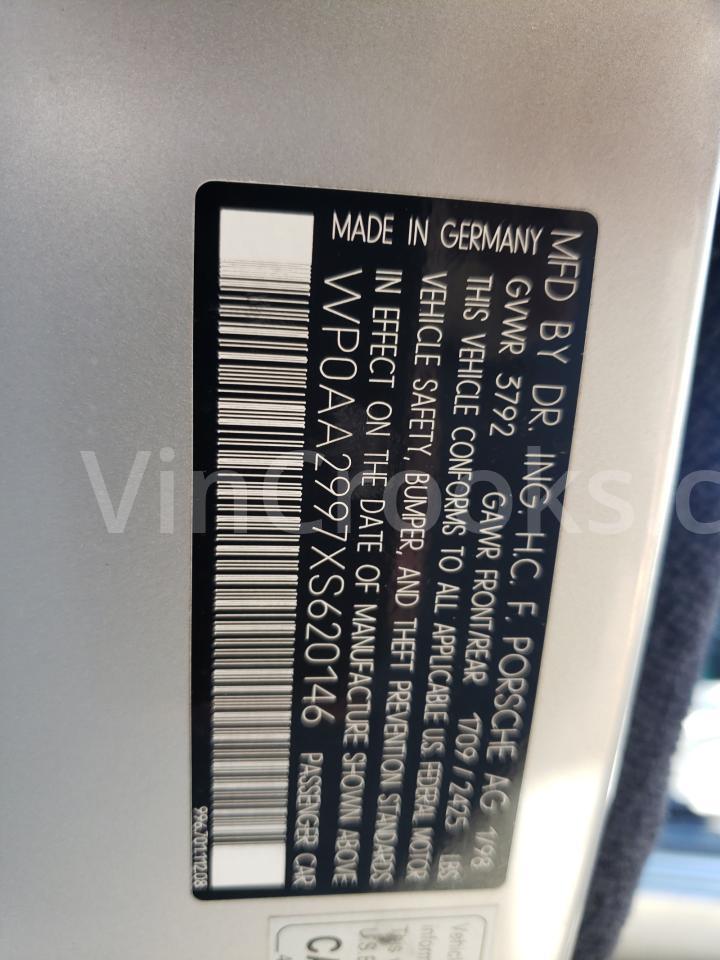 WP0AA2997XS620146