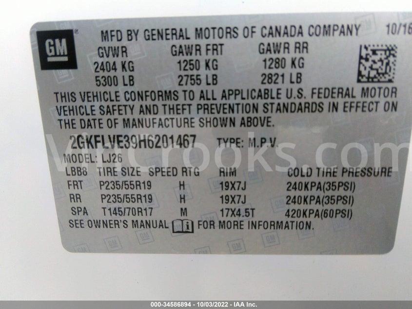 2GKFLVE39H6201467