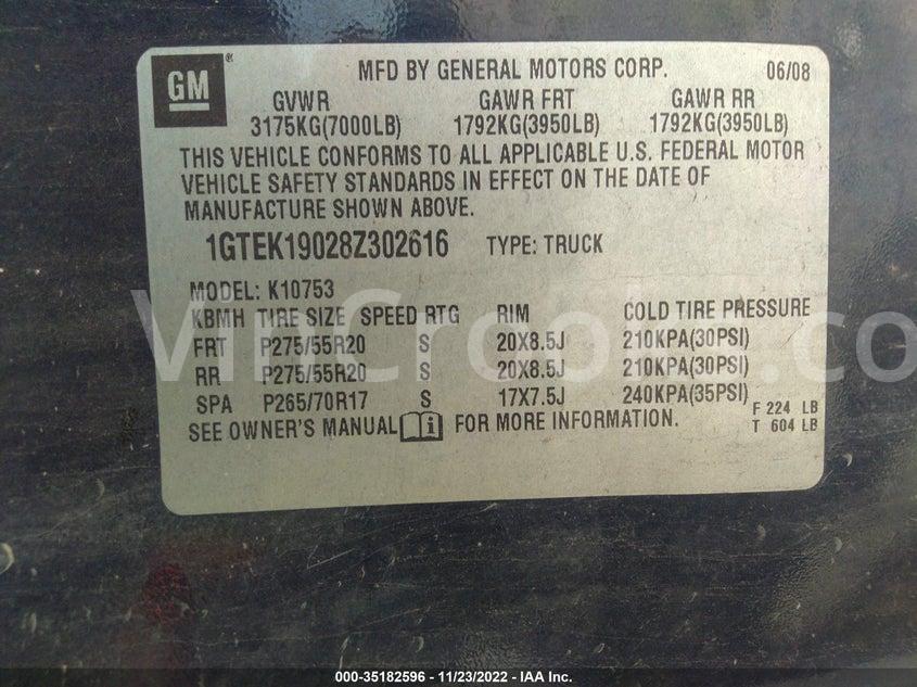 1GTEK19028Z302616