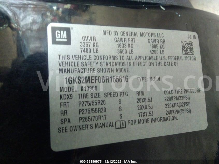 1GKS2MEF0BR165816