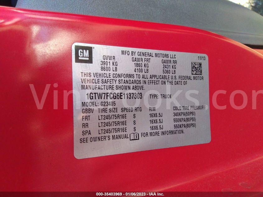 1GTW7FCG6E1137303