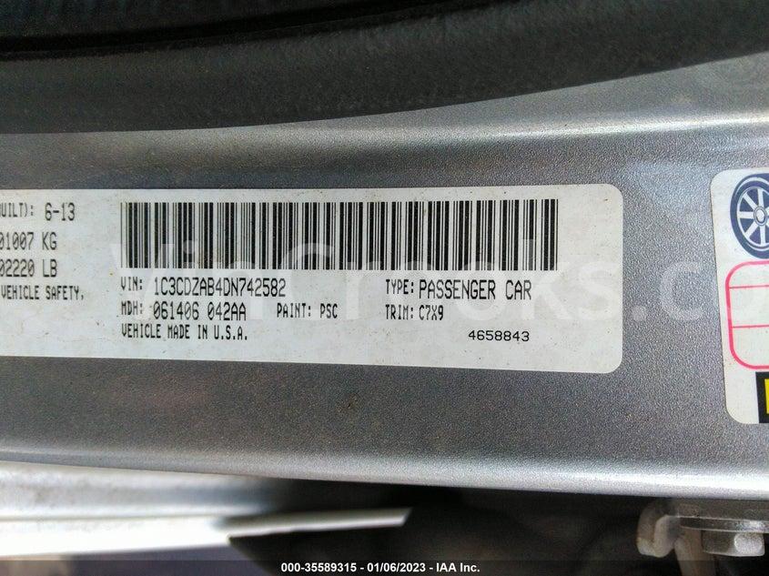1C3CDZAB4DN742582