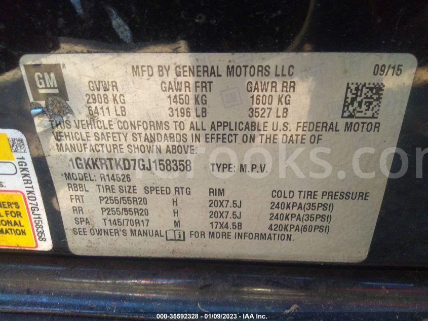 1GKKRTKD7GJ158358