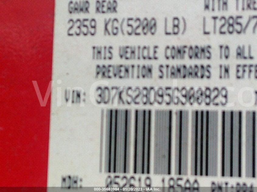 3D7KS28D95G900829