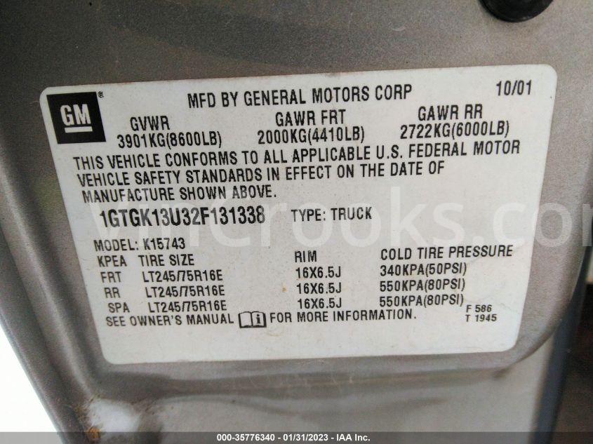 1GTGK13U32F131338