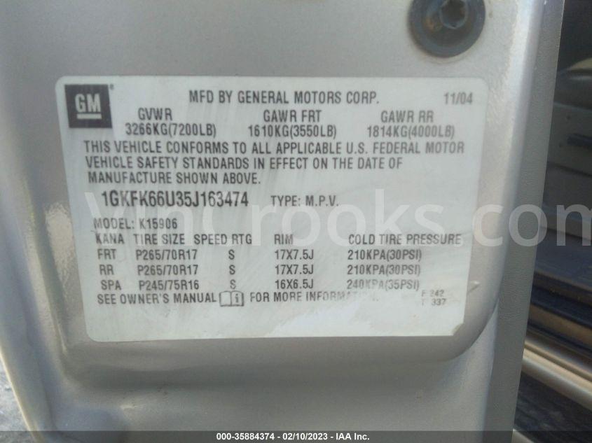 1GKFK66U35J163474