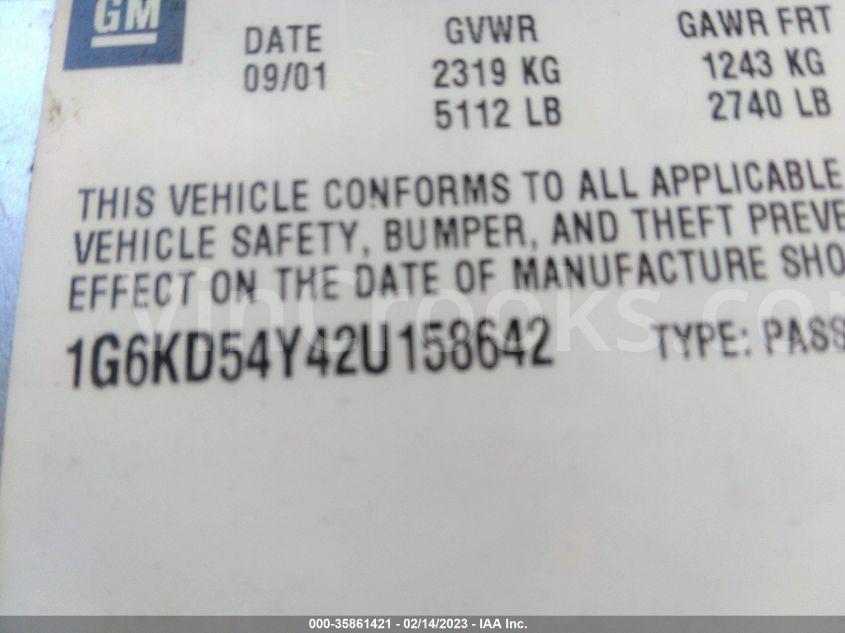 1G6KD54Y42U158642