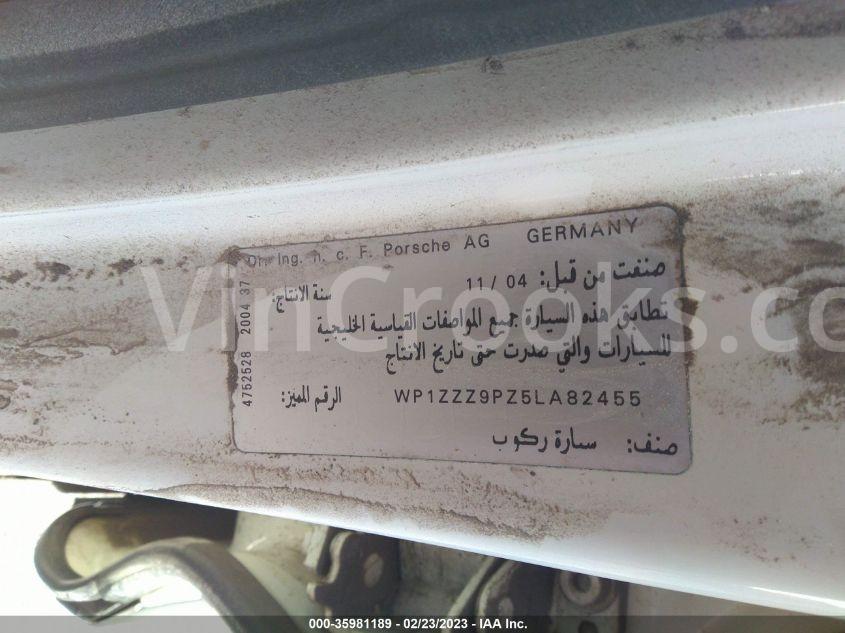 WP1ZZZ9PZ5LA82455