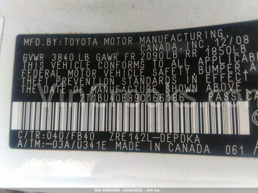 2T1BU40E89C166186