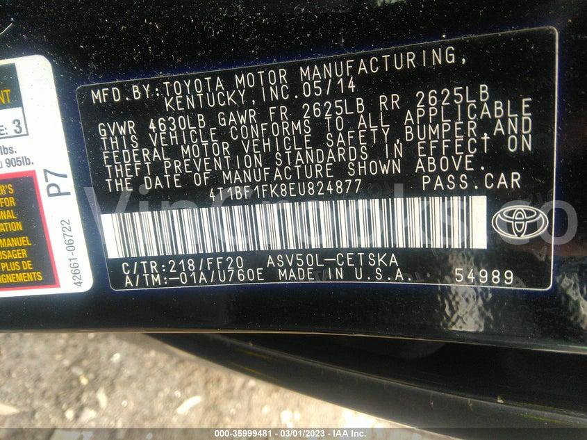 4T1BF1FK8EU824877