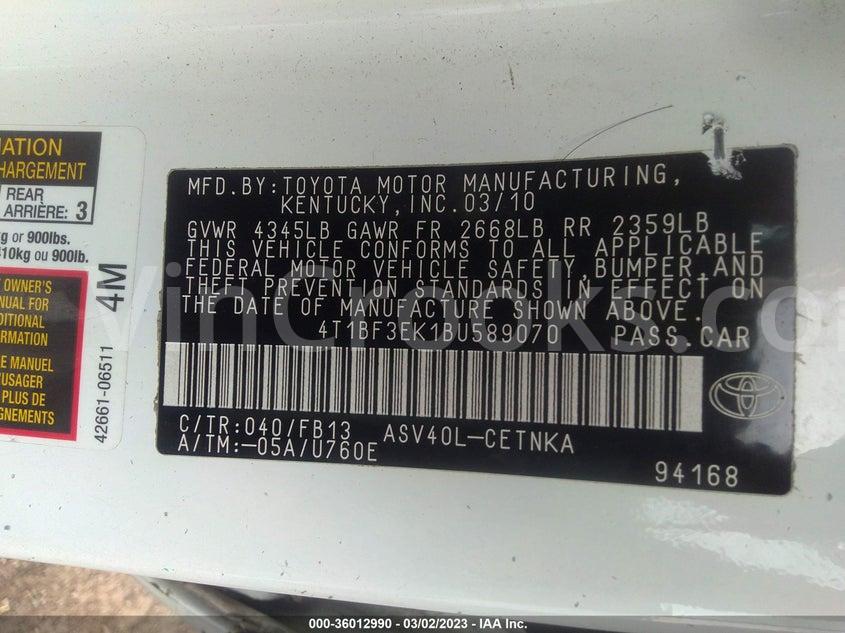 4T1BF3EK1BU589070