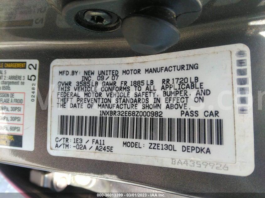 1NXBR32E68Z000982