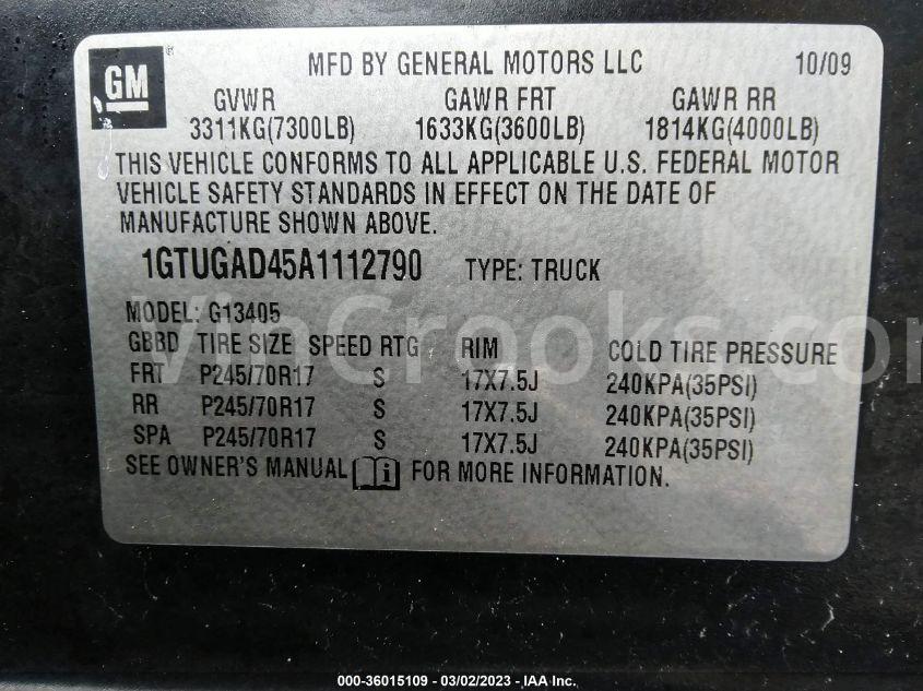 1GTUGAD45A1112790