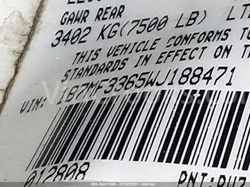 1B7MF3365WJ188471
