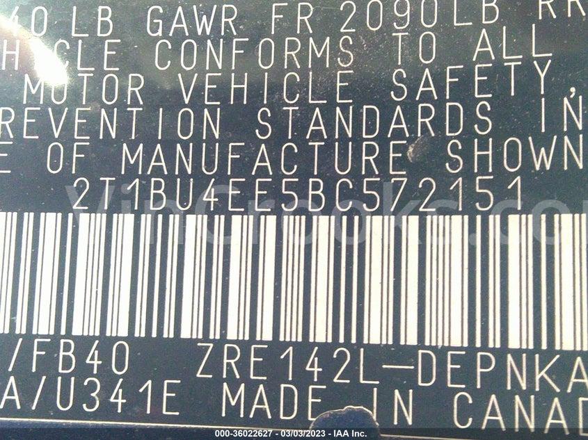 2T1BU4EE5BC572151