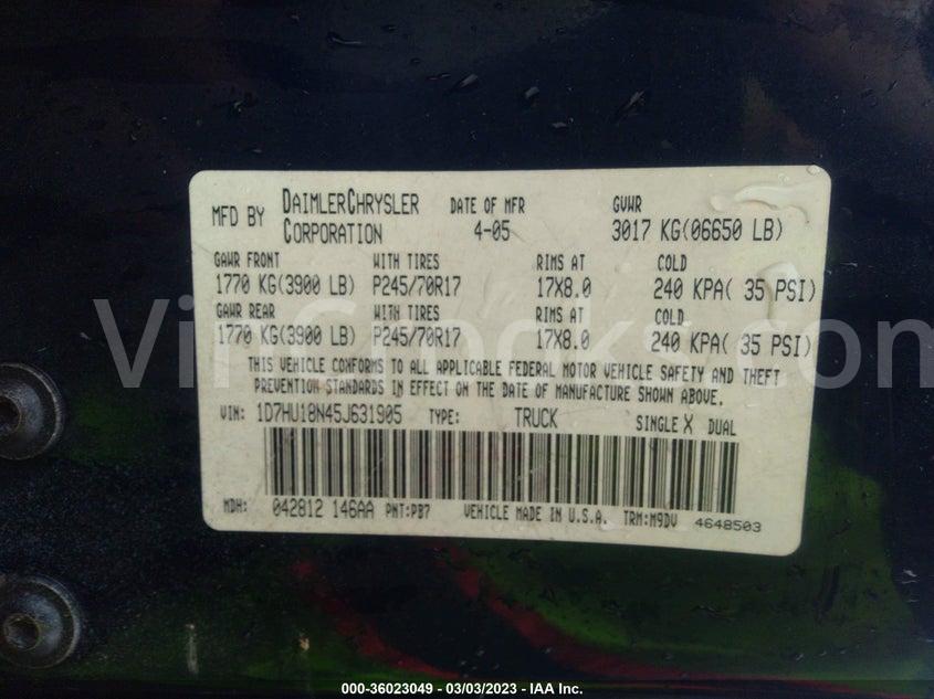 1D7HU18N45J631905