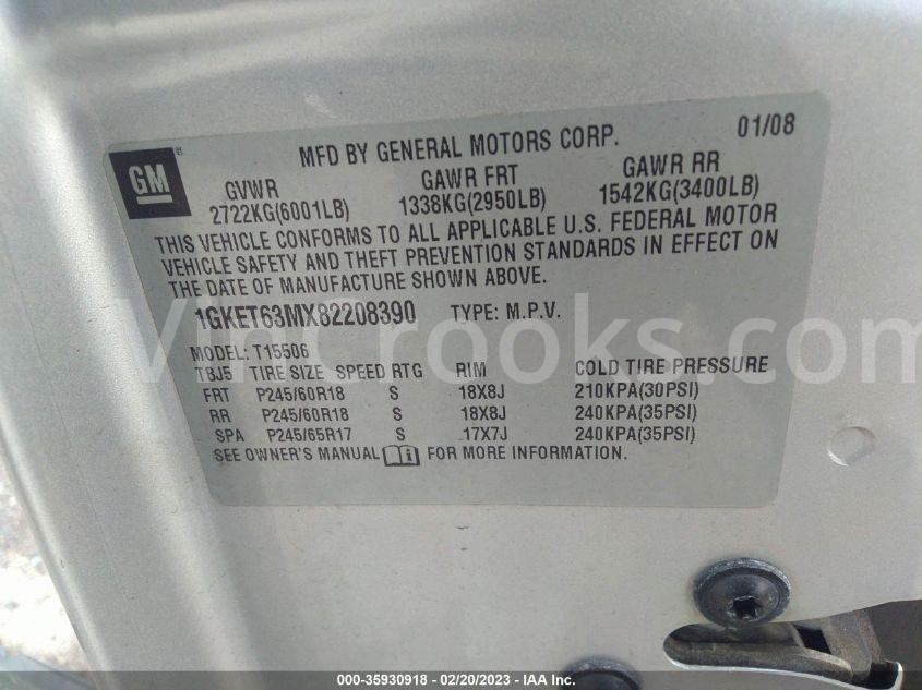 1GKET63MX82208390