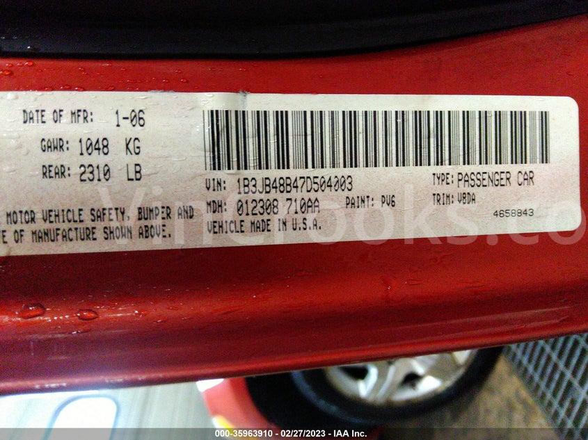 1B3JB48B47D504003