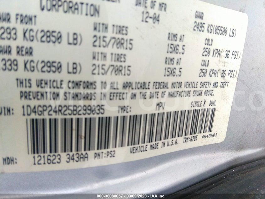 1D4GP24R25B299035