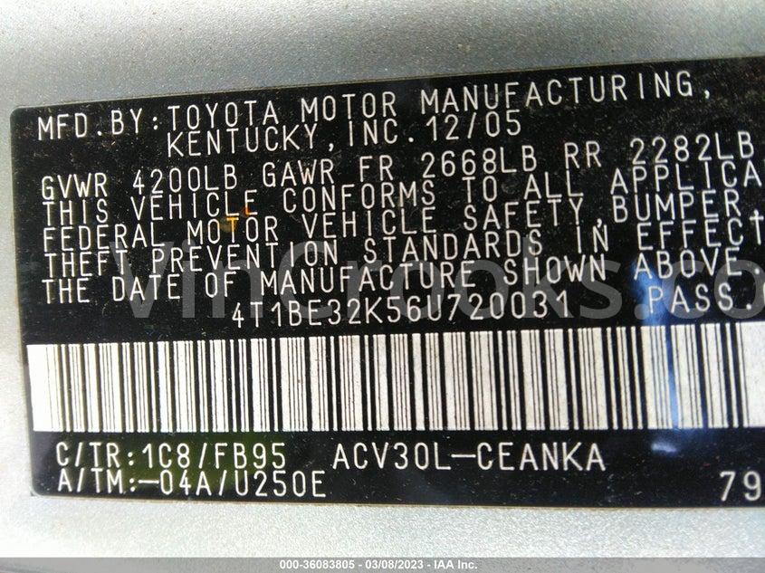 4T1BE32K56U720031