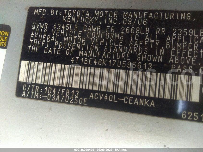 4T1BE46K17U595613