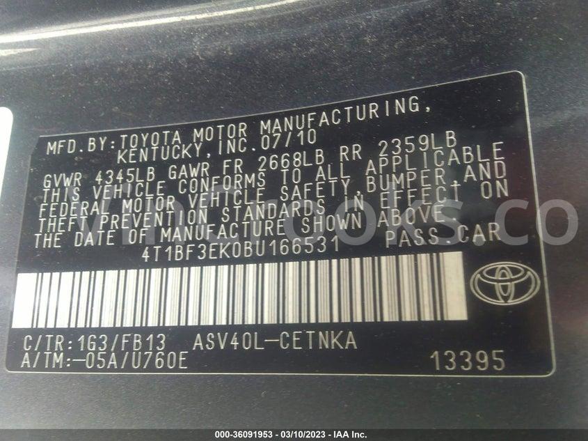 4T1BF3EK0BU166531