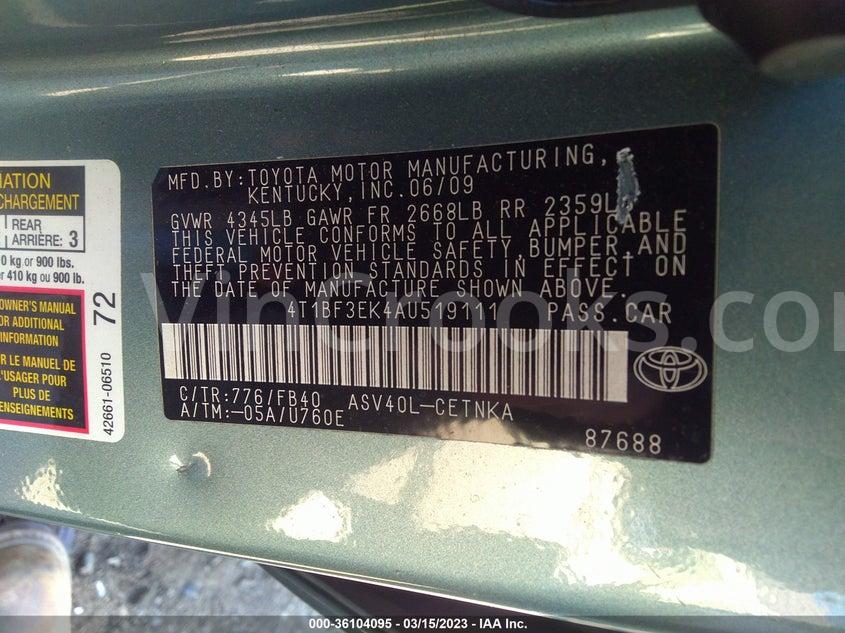 4T1BF3EK4AU519111