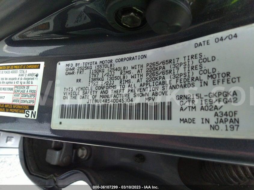 JTEBU14R540045304