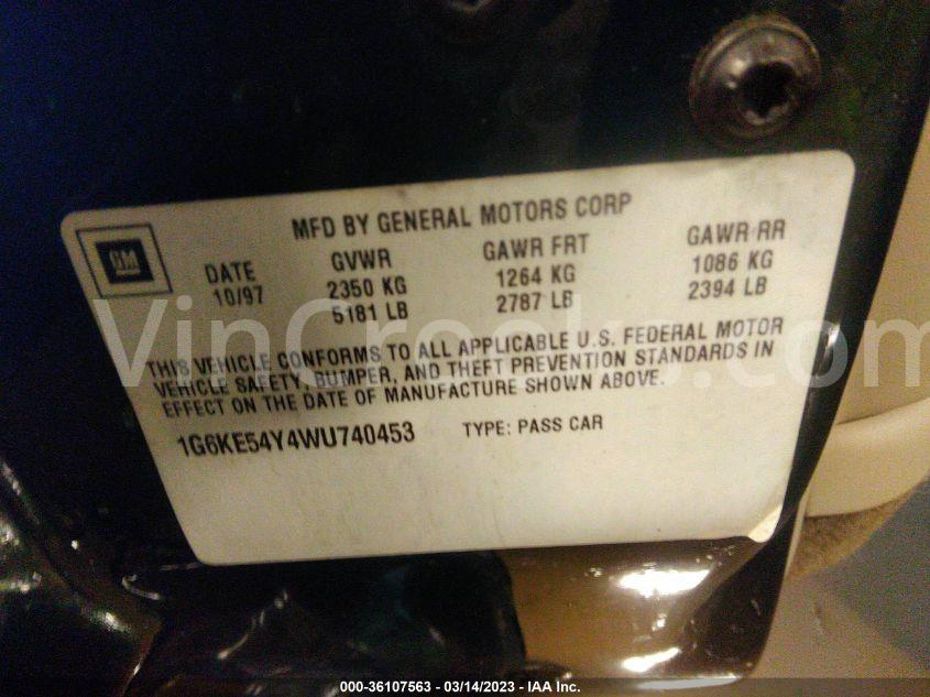 1G6KE54Y4WU740453