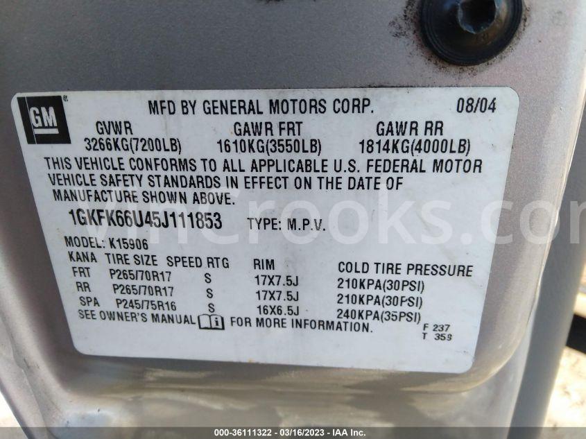 1GKFK66U45J111853