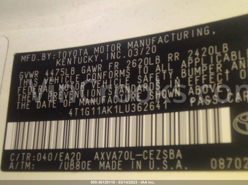 4T1G11AK1LU362641