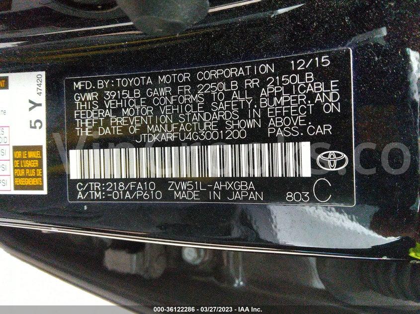 JTDKARFU4G3001200