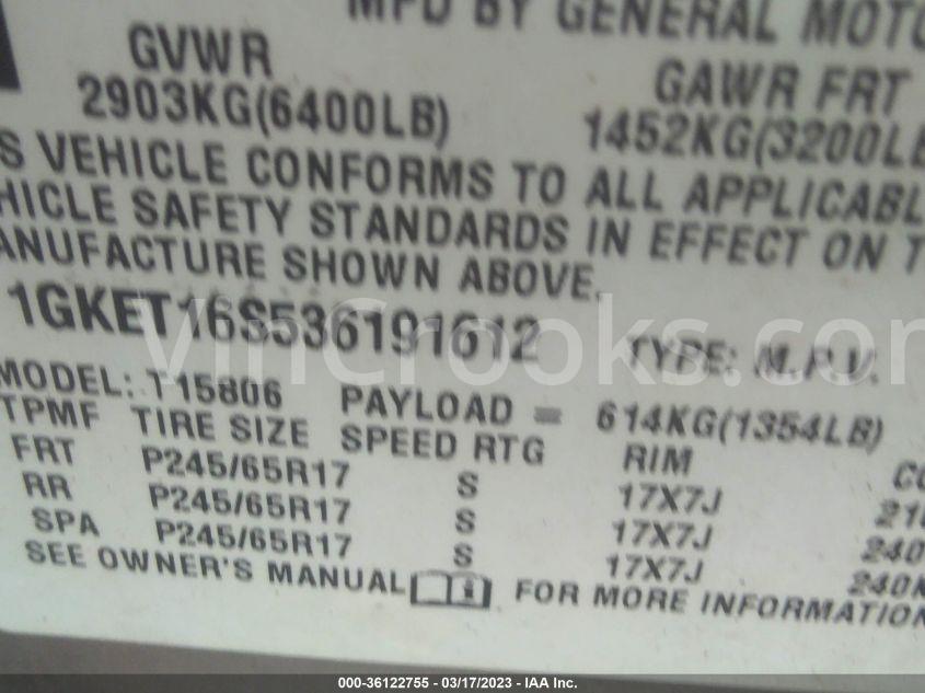 1GKET16S536191612