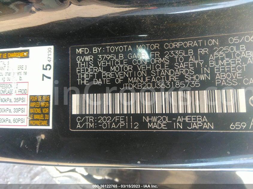 JTDKB20U363185735