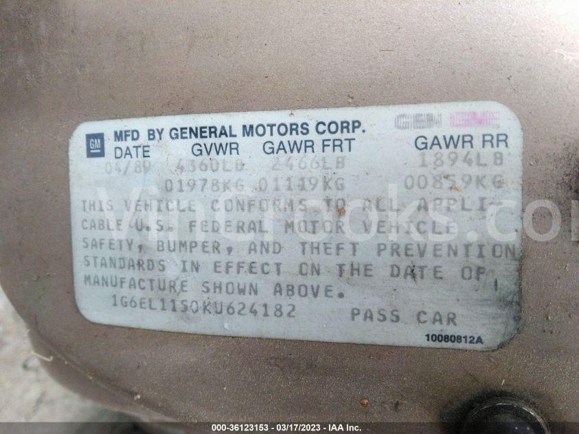 1G6EL1150KU624182