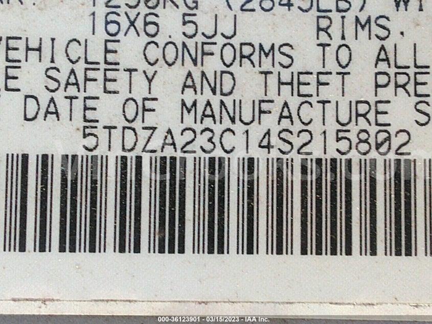 5TDZA23C14S215802