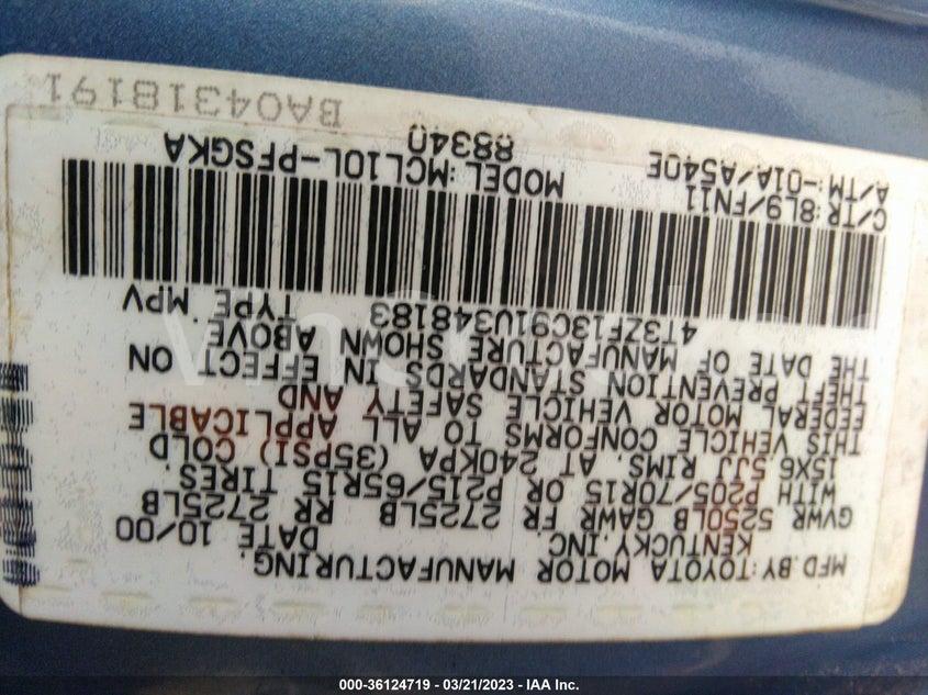 4T3ZF13C91U348183