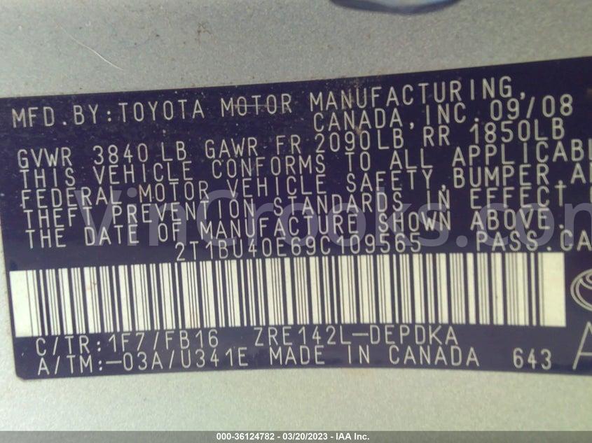 2T1BU40E69C109565