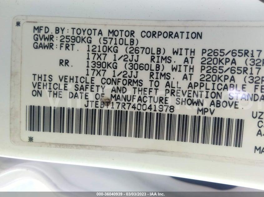 JTEBT17R740041978