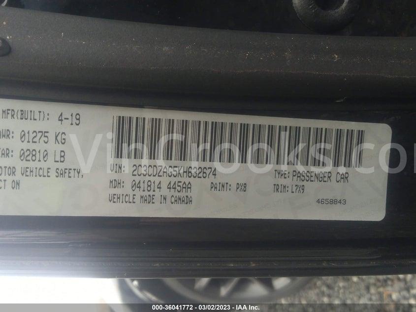 2C3CDZAG5KH632674