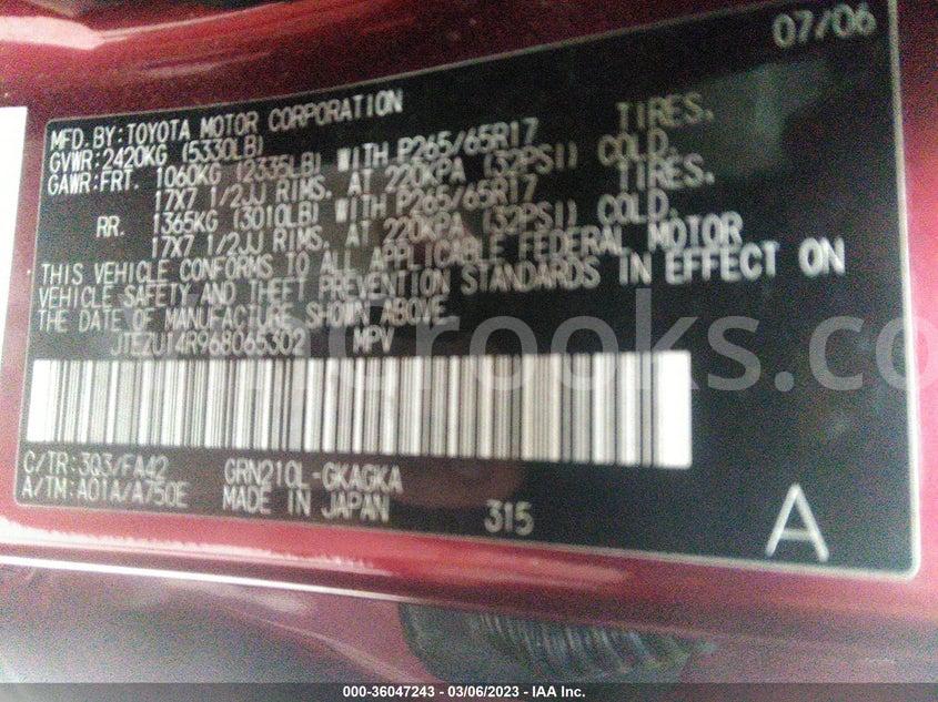 JTEZU14R968065302