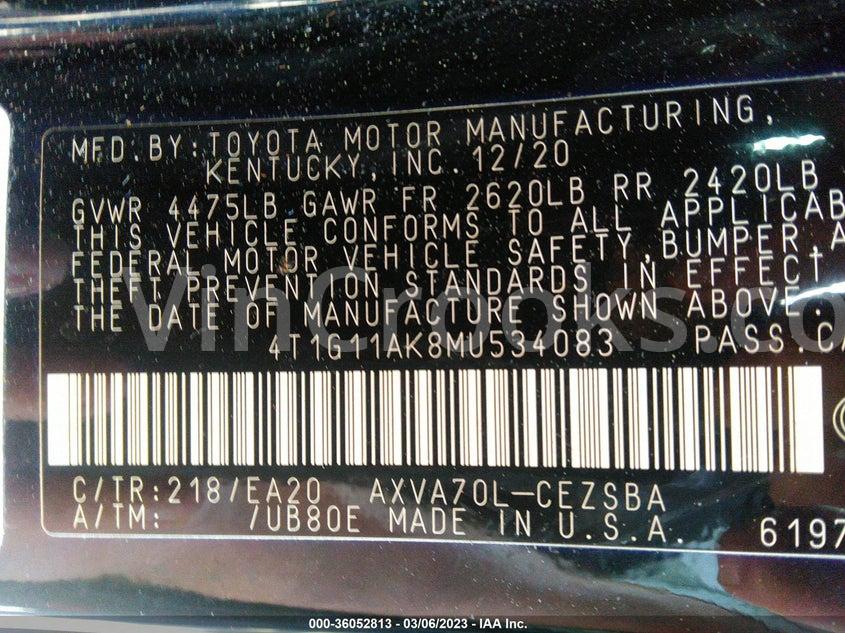 4T1G11AK8MU534083
