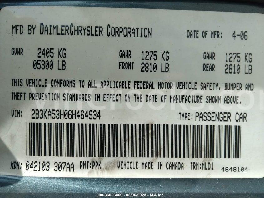 2B3KA53H06H464934